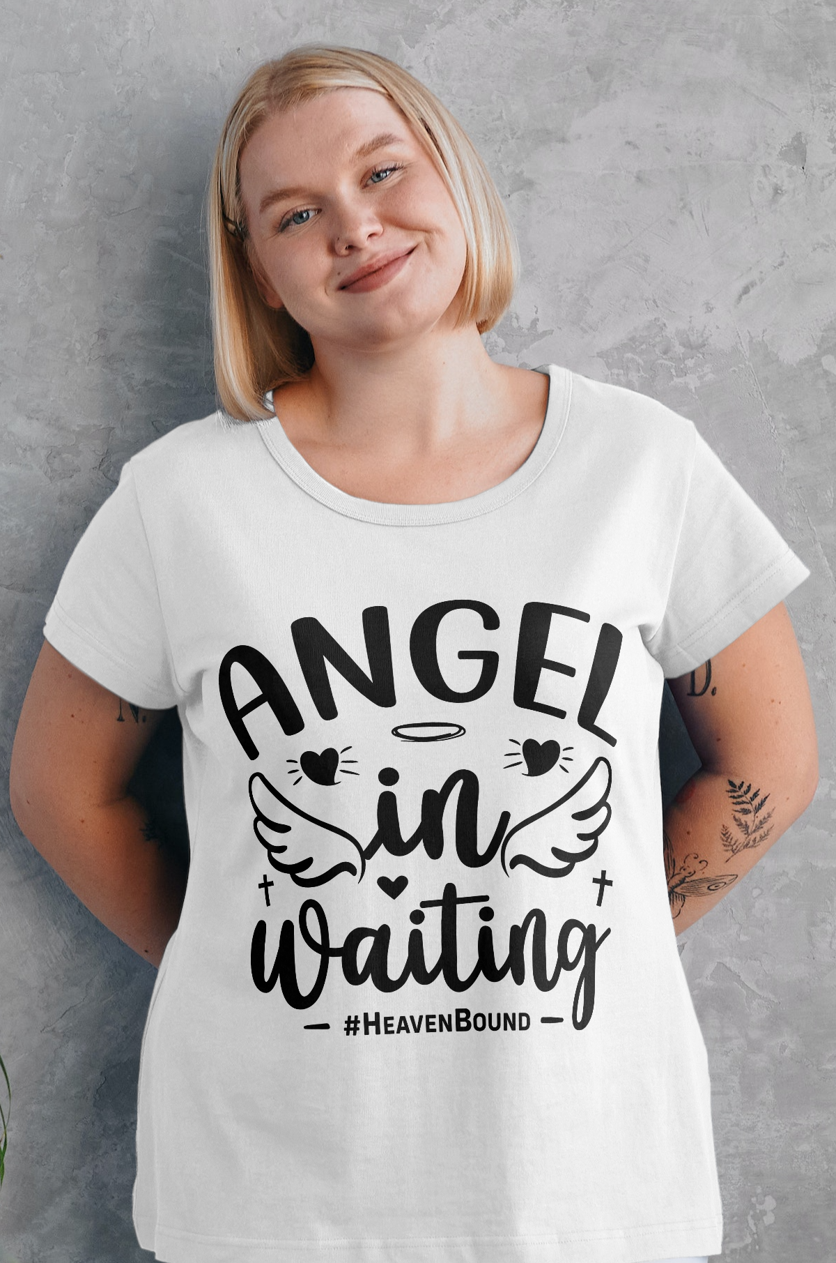 Angel In Waiting-Unisex Short Sleeve Tee