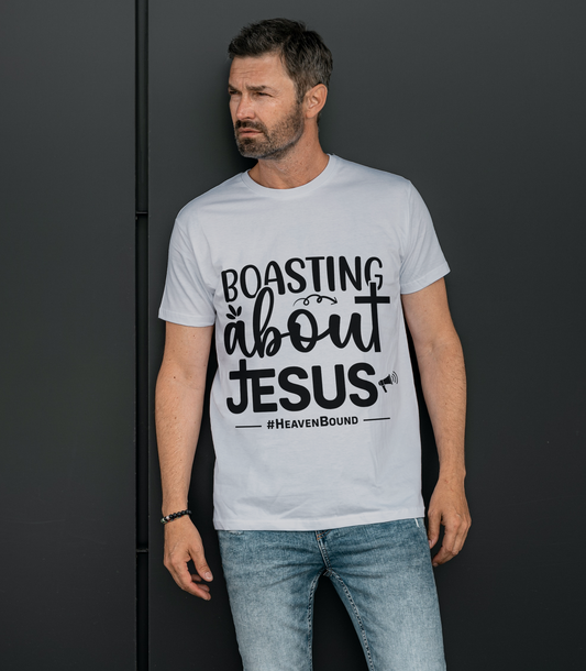 Boasting About Jesus-Unisex Short Sleeve Tee