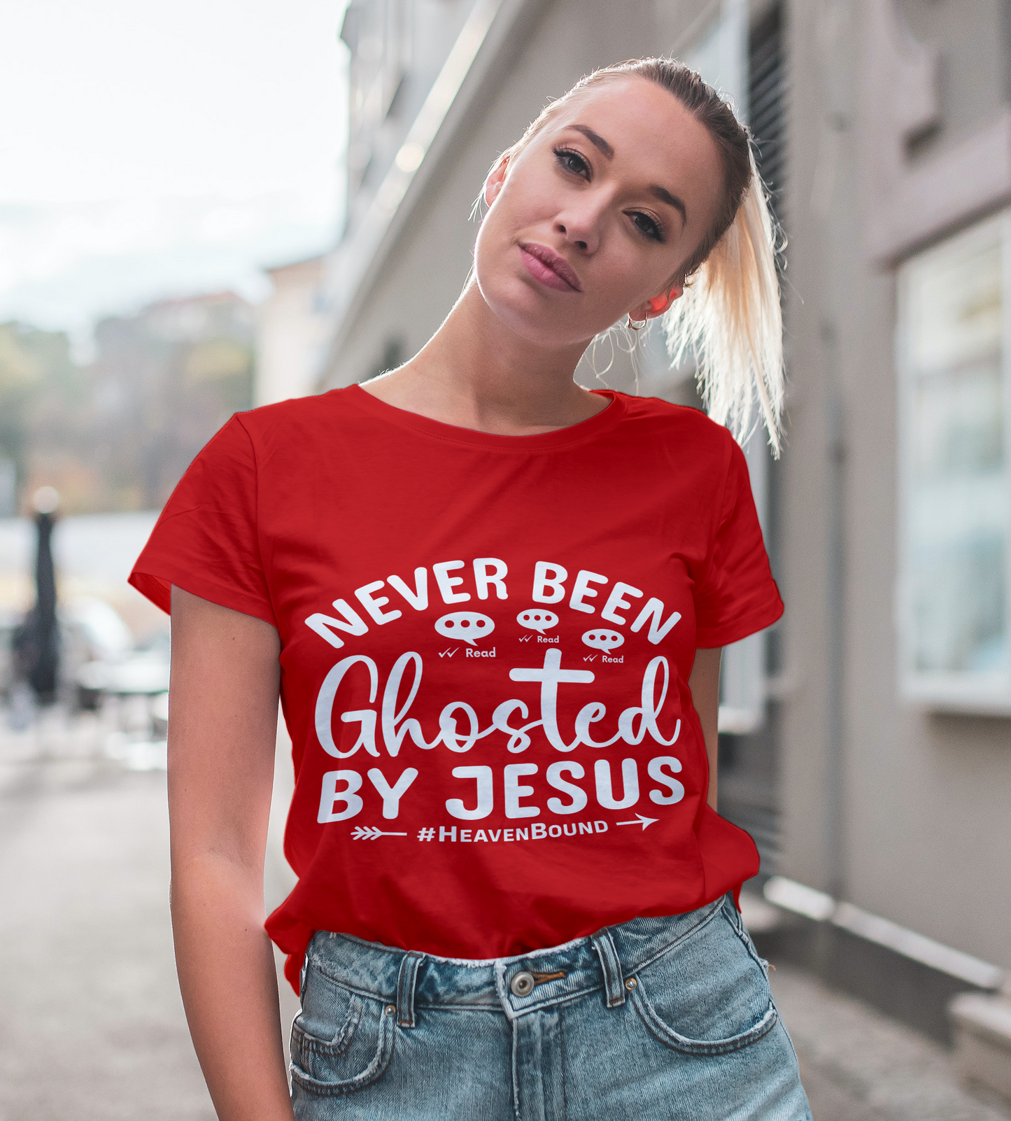 Never Been Ghosted By Jesus-Unisex Short Sleeve Tee