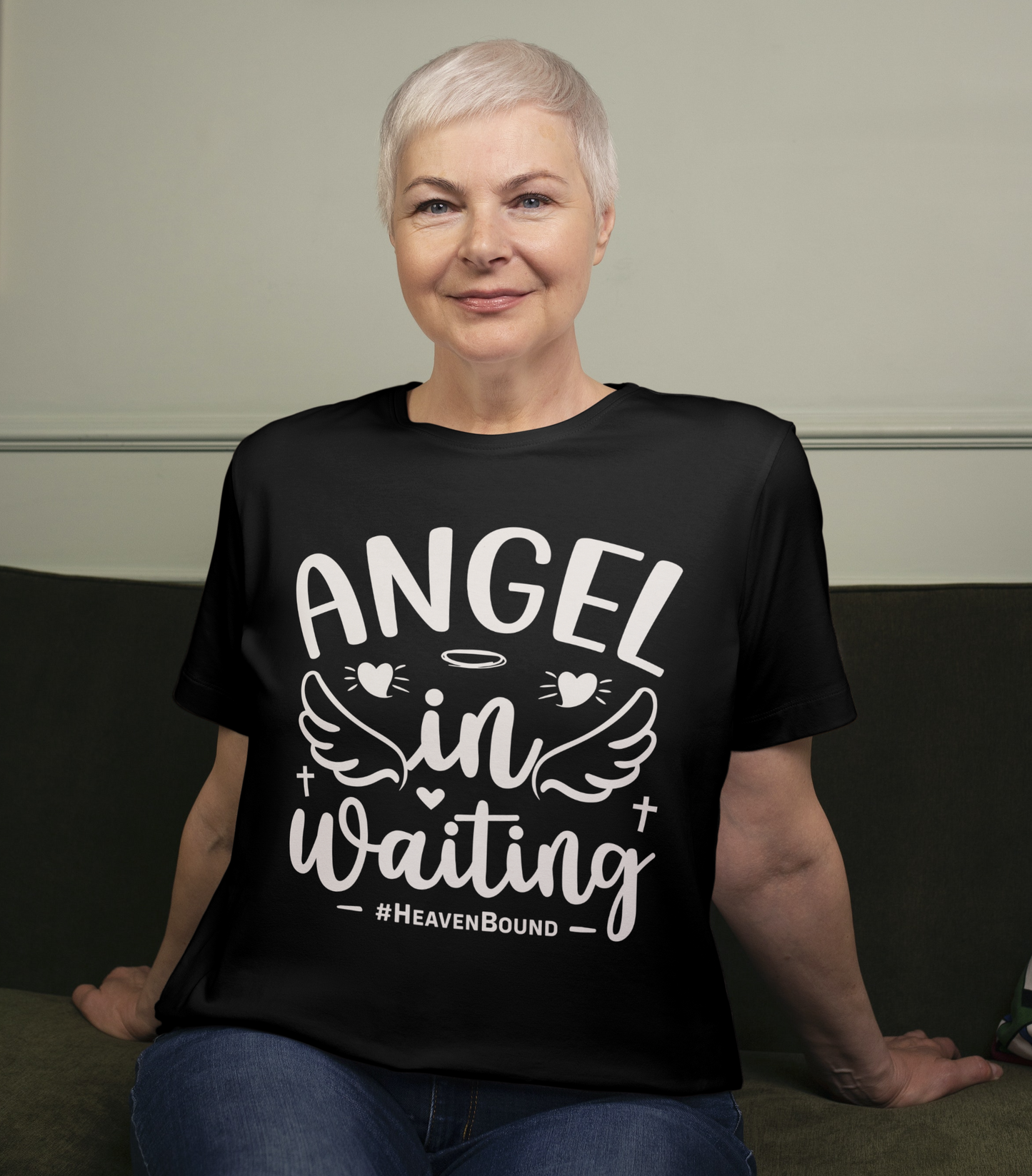 Angel In Waiting-Unisex Short Sleeve Tee